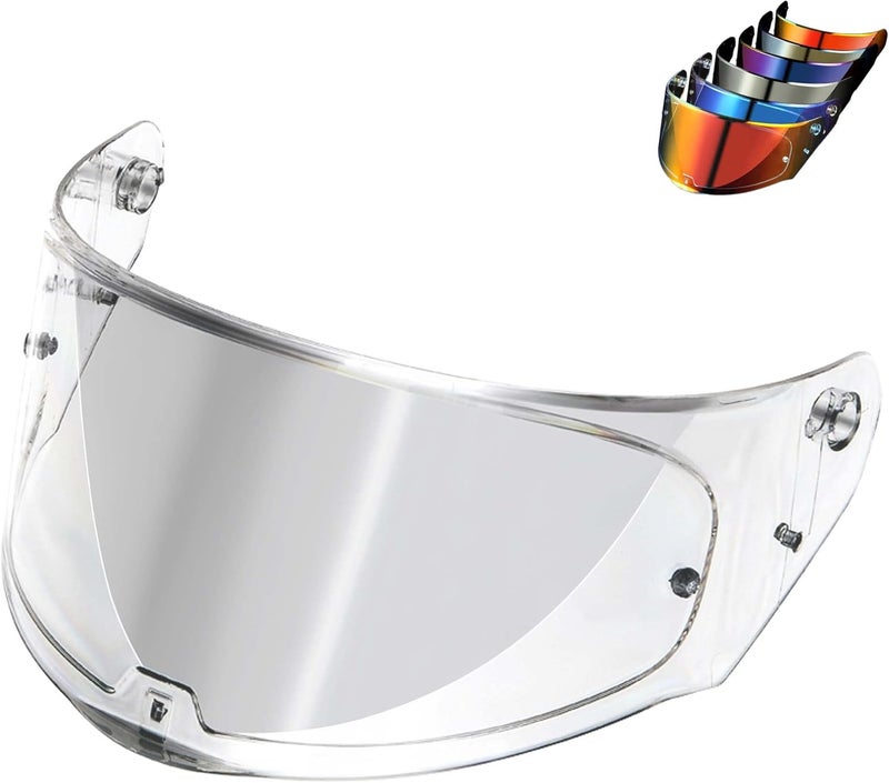 Logto Compatible with LS2 FF353/320/328/800 Helmets Visor Tint Replacement Motorcycle Helmet Face Shield (Transparent) - Image 1